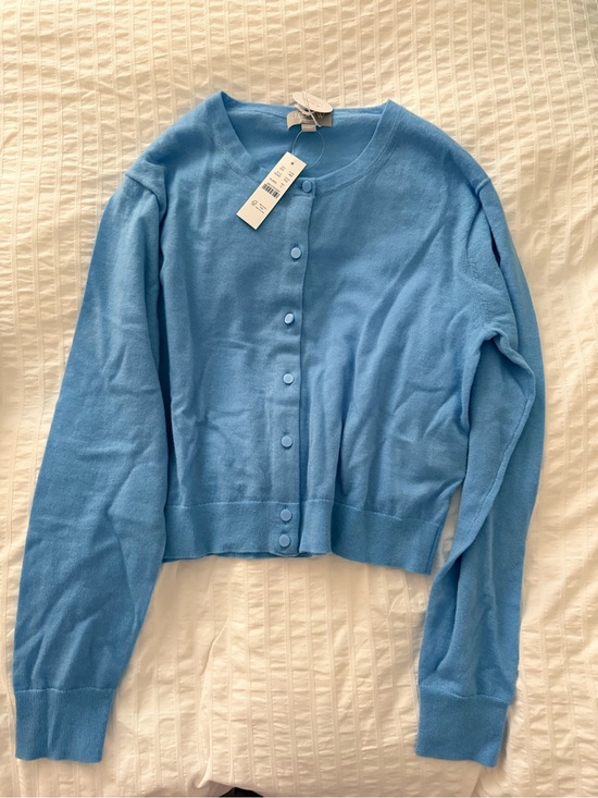J. Crew Sweaters - Light Blue Women's Button-Up cashmere Cardigan Sweater